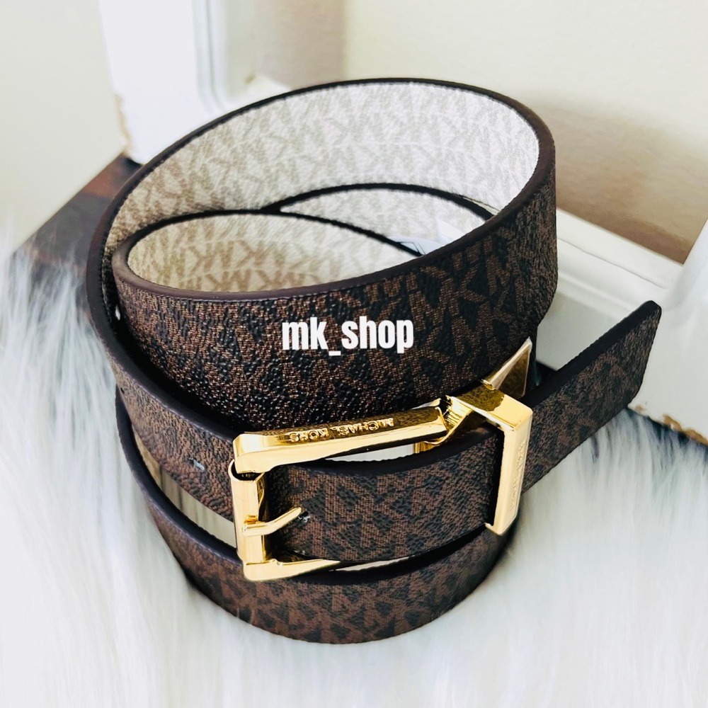 Michael Kors Women’s Twist Reversible Belt Medium - Picture 6 of 11